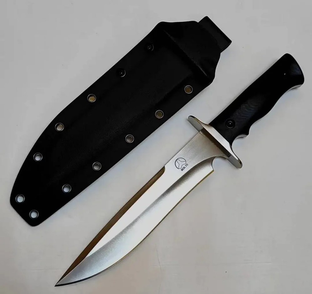 Straight Fixed Blade Combat Fighting Knife Sharp Steel Assault Survival Bugout