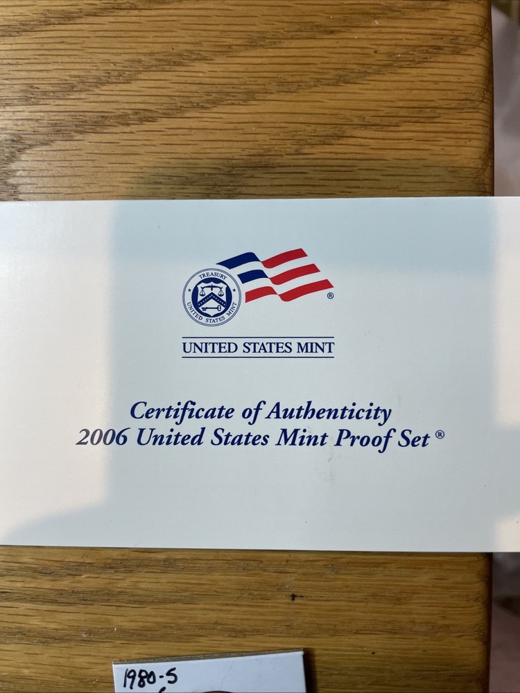Proof Set 2006 & 1980-S Washington Quarter Proof