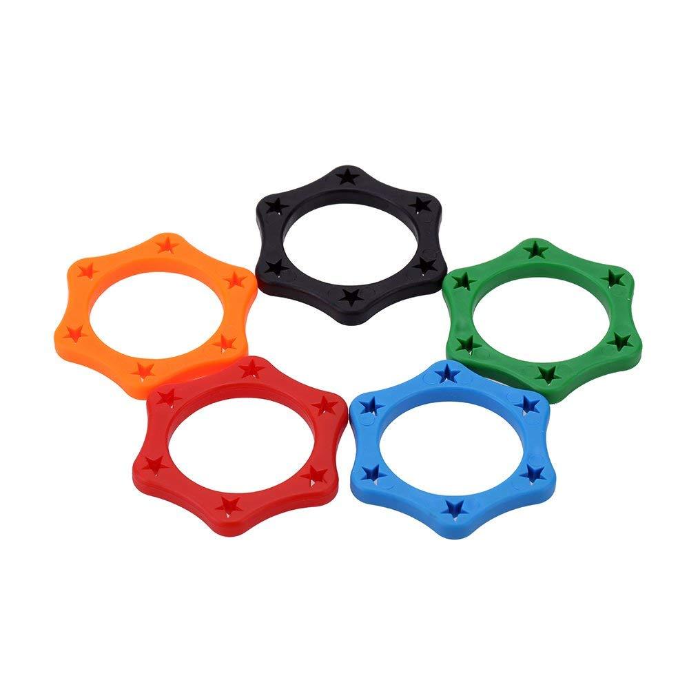 5 Pack Anti-Roll Ring for Shure Wireless Microphone SLX2 Handheld Transmitter