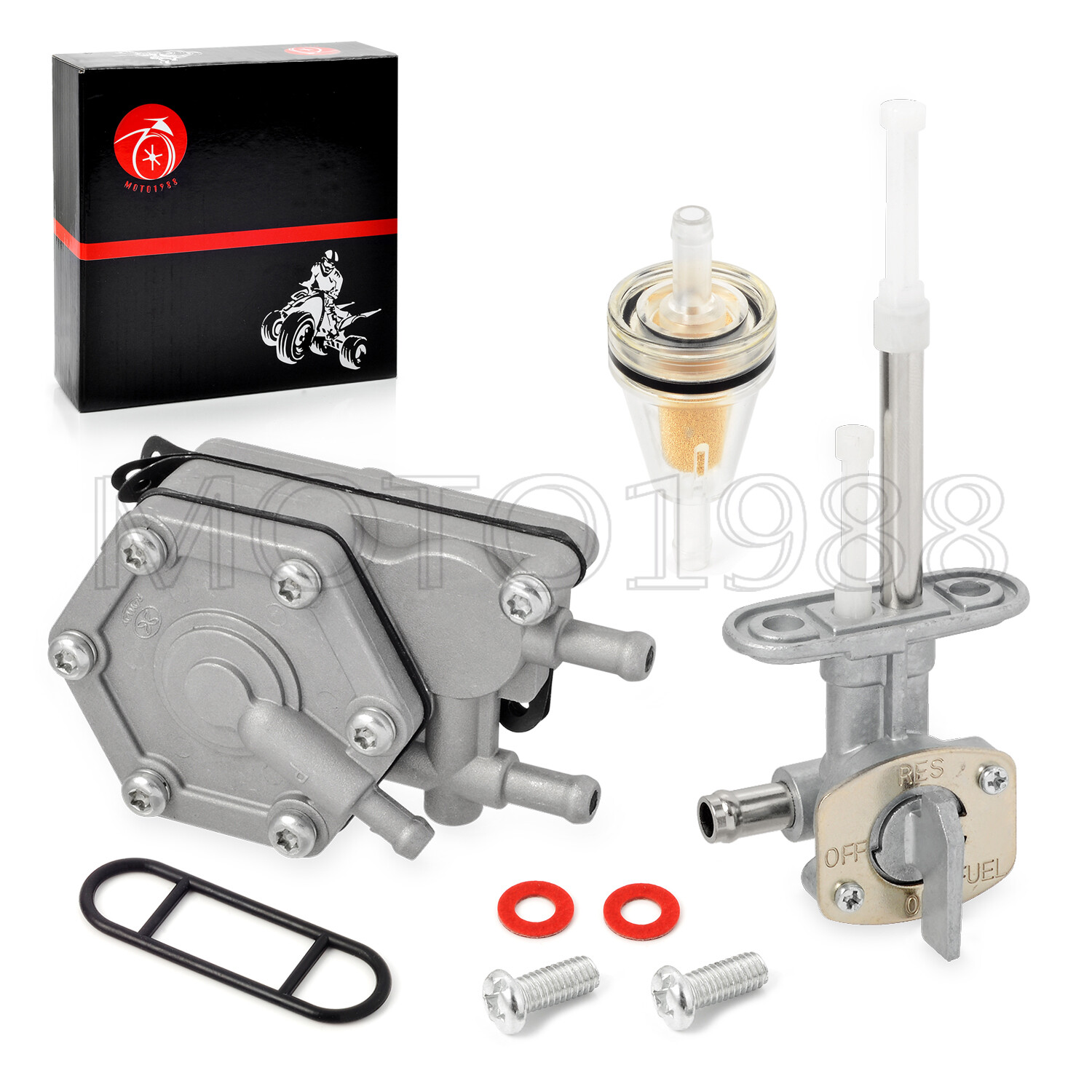 Fuel Valve Petcock and Fuel Pump For Polaris Outlaw 500 Predator 500 2003 - 2007