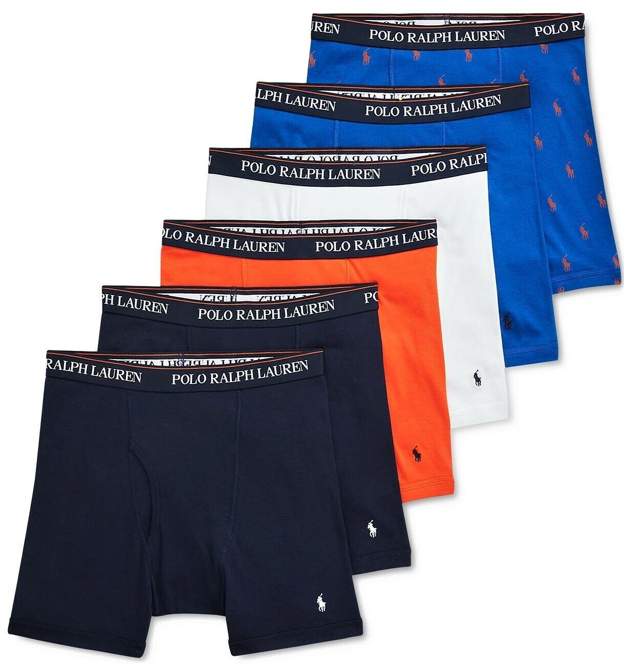 Polo Ralph Lauren Men's Six-Pack Boxer Briefs Choose Size & Color New 6 Pack