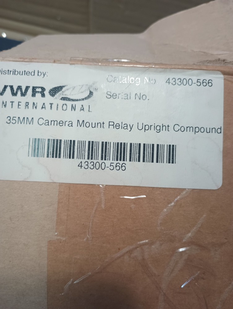 VWR 35mm Camera Mount Relay Upright Compounding Fixed US shipping