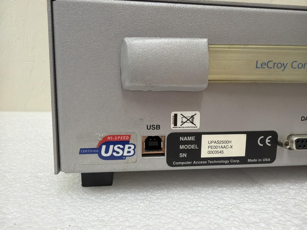 LECROY 2500H CATC PROTOCOL ANALYZER SYSTEM W/ 1x PE002MA PCI EXPRESS MODULE