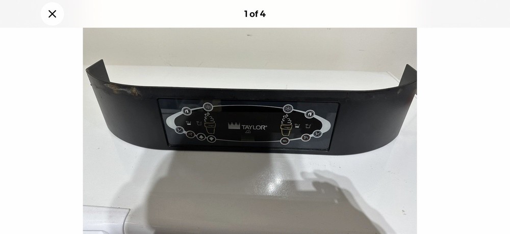 Taylor Ice Cream Machine Front Display Panel Complete ( Fits C723’s)