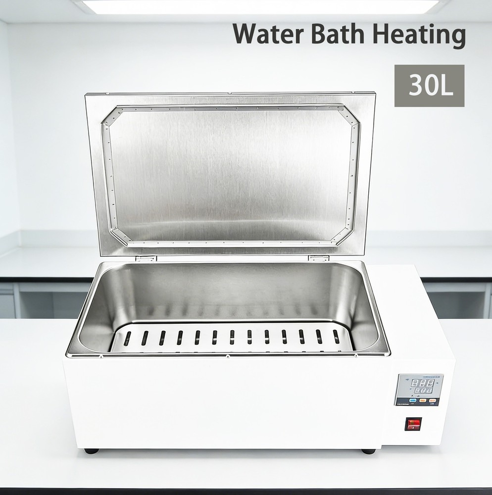 30L Lab Water Bath Digital Thermostatic Heating Modules Timing Function New