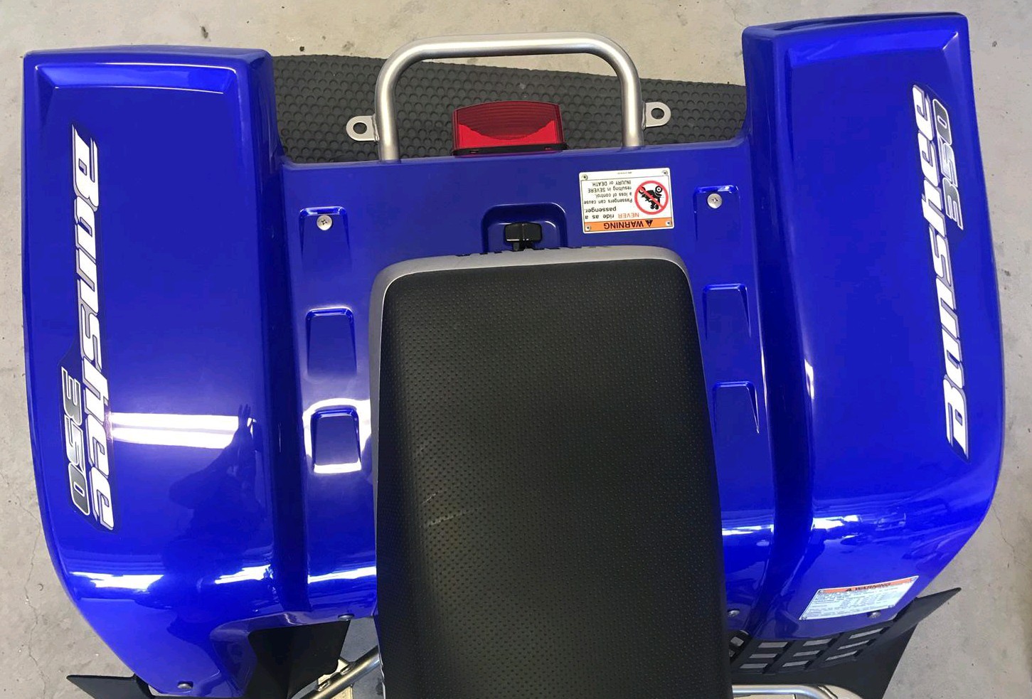 yamaha banshee full graphics decals kit 2006 blue THICK AND HIGH GLOSS