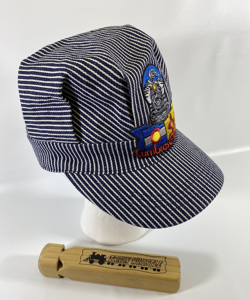 Cumbres & Toltec Train Hat/Cap Adjustable blue strap - CHILD SIZE