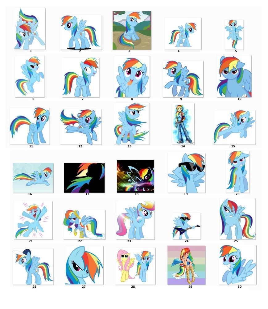 30 Personalized Address labels Ponies (PO 2)