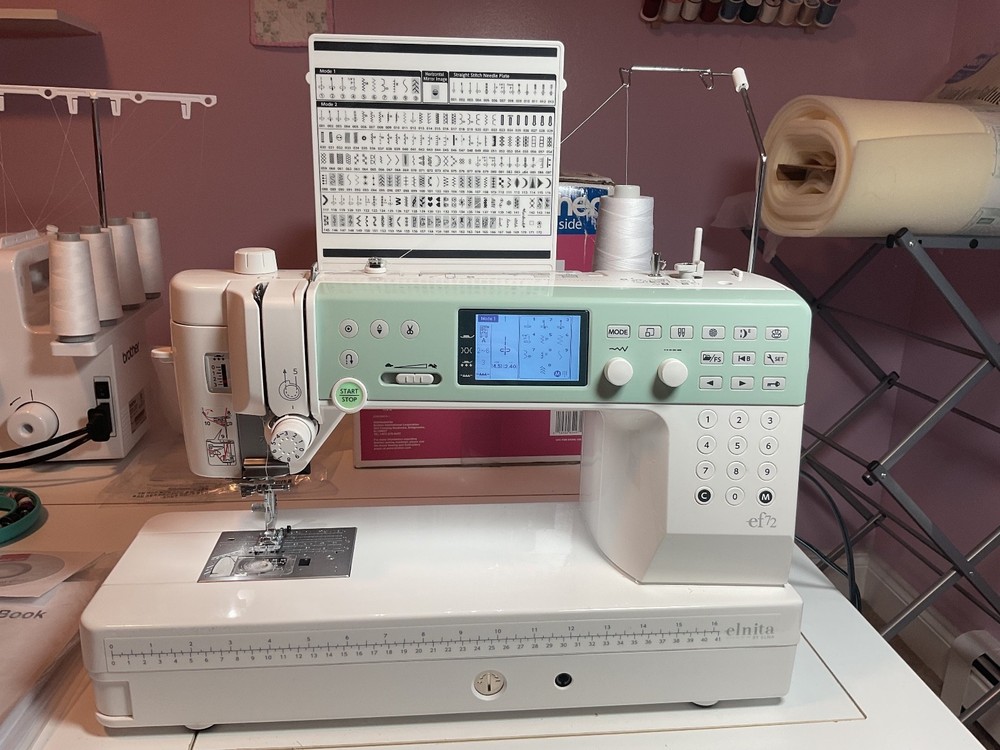 Elna Elnita EF72 Computerized High Speed Sewing and Quilting Machine + Bonus