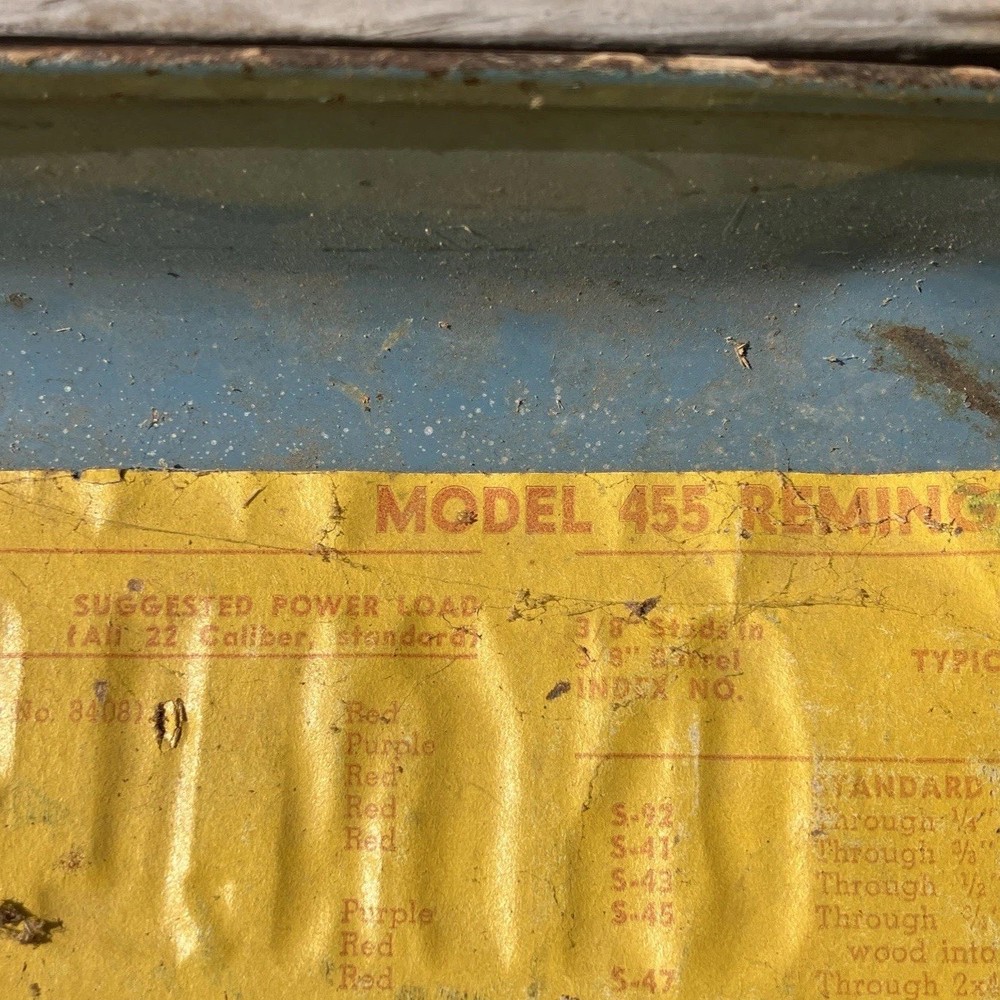 Vintage Remington Stud Driver Model 455 W/Case