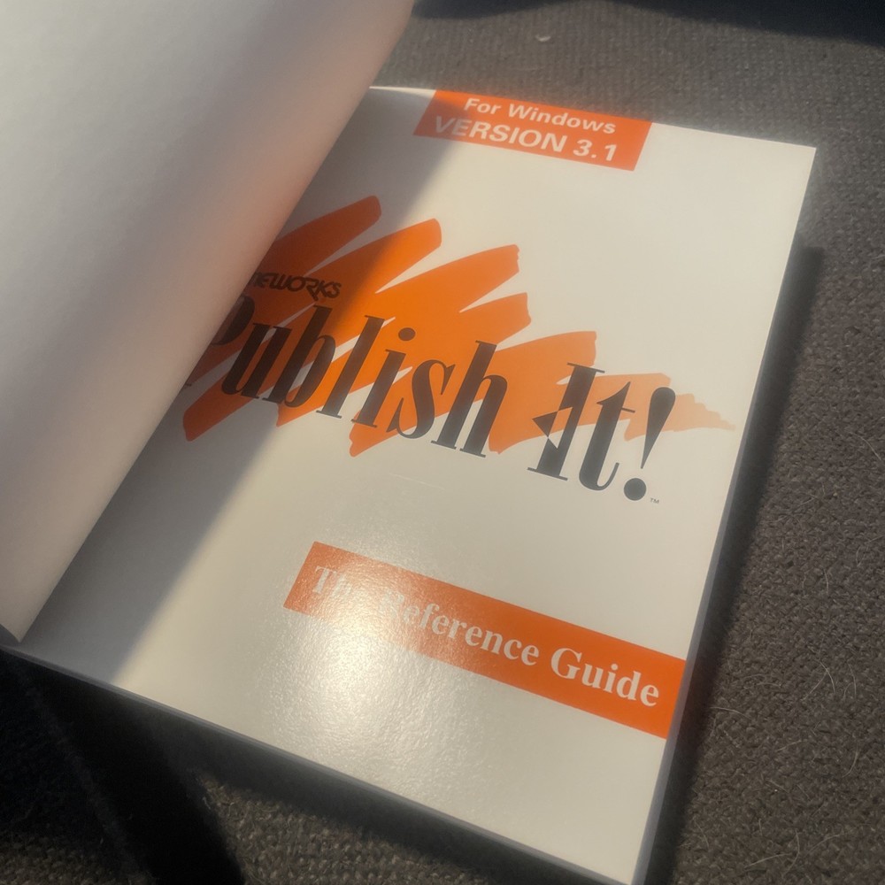 Timeworks Publish-It for Windows 3.1 - User Manual and Reference Guide VTG