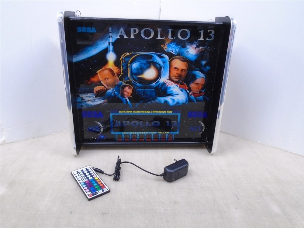Apollo 13 Pinball Head LED Display light box