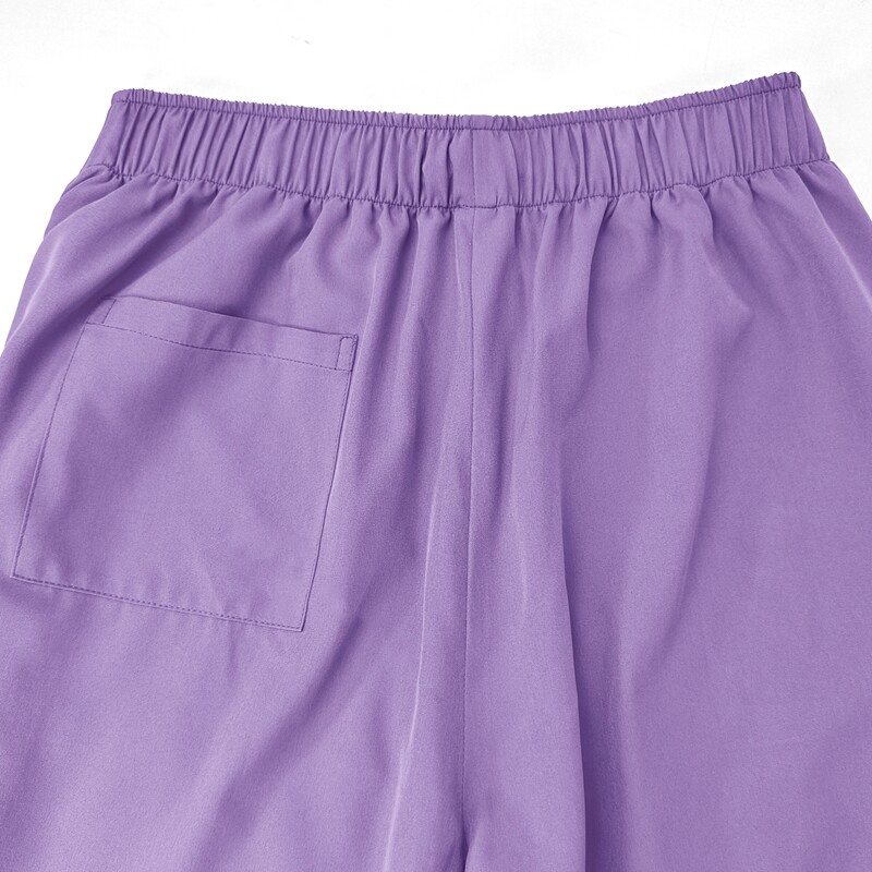 Scrub Set Men Women NiaaHinn Scrub Medical Uniforms V-Neck Top Straight Pants