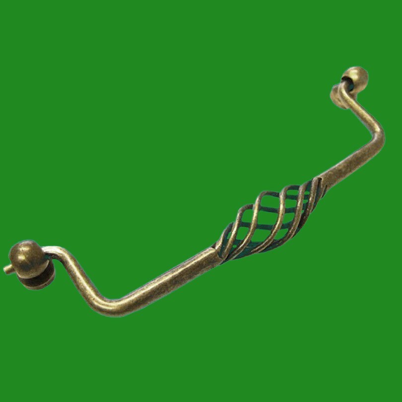 4x Seville Bronze Effect Drop Handle 160mm, Cabinet Wardrobe Door Knobs, Kitchen