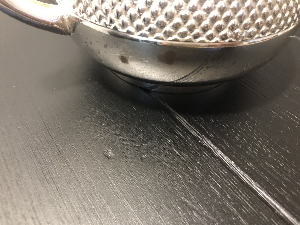 Vintage Silver Plated Tea Pot With Handle Made in India