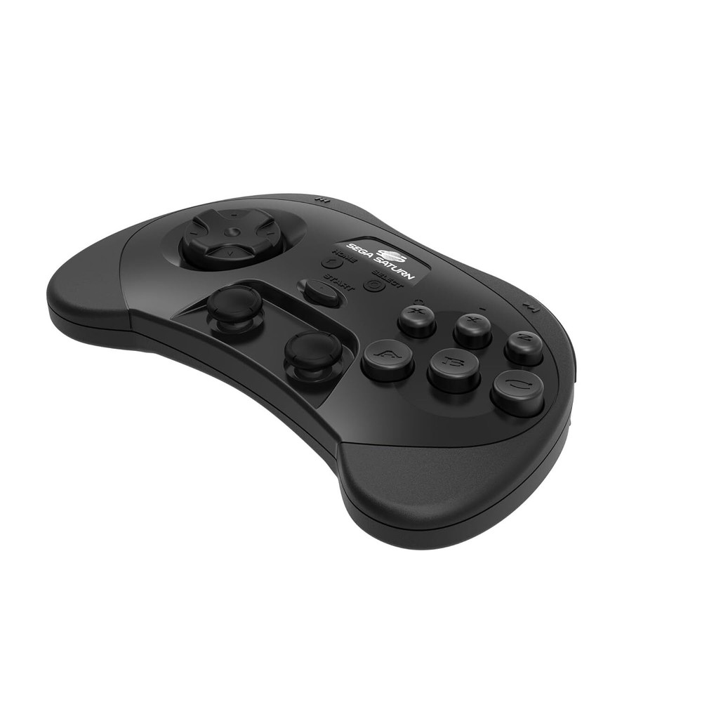 Retro-Bit SEGA Saturn 2.4GHz Wireless Pro Controller for Sega Saturn, PC, Switch