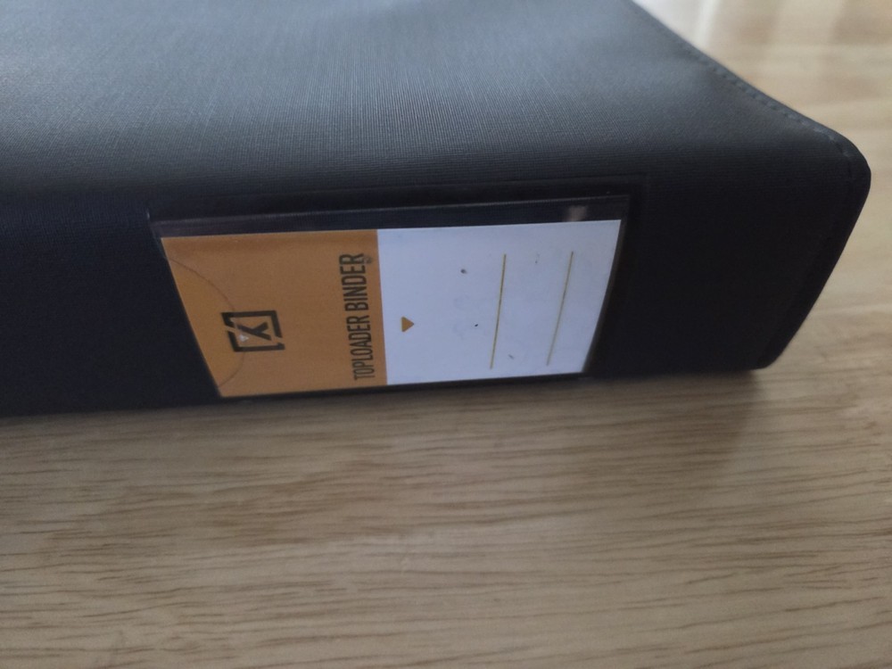 Toploader Binder Holds 252 Toploaders 9 Pocket Top Loader Binder
