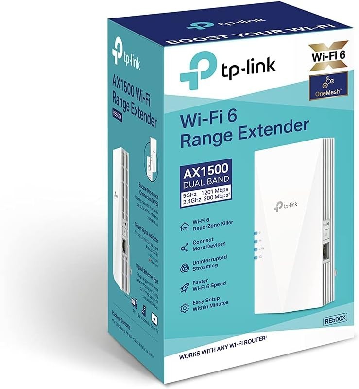 1500 sq ft Coverage WiFi Extender with Fast Speeds and Multiple Device Support