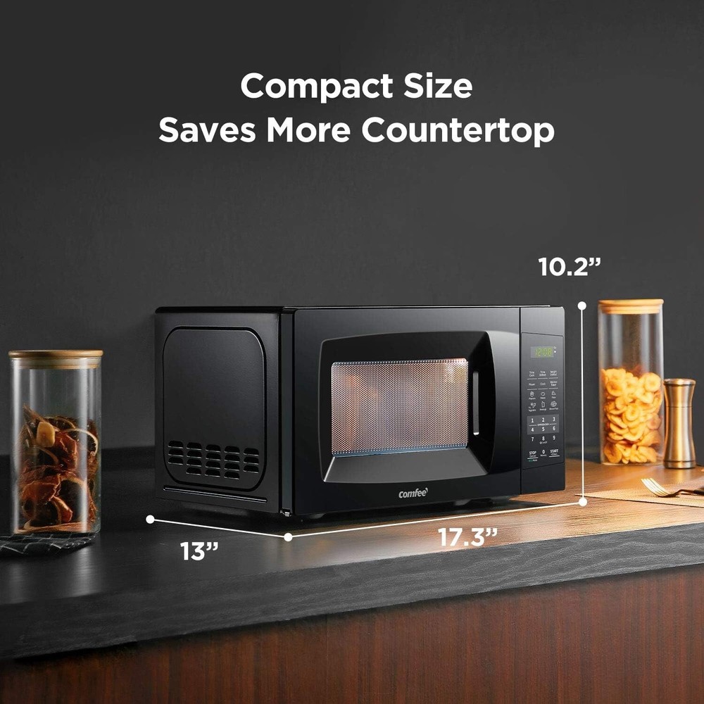 COMFEE Deluxe Counter Top One Touch Microwave Oven