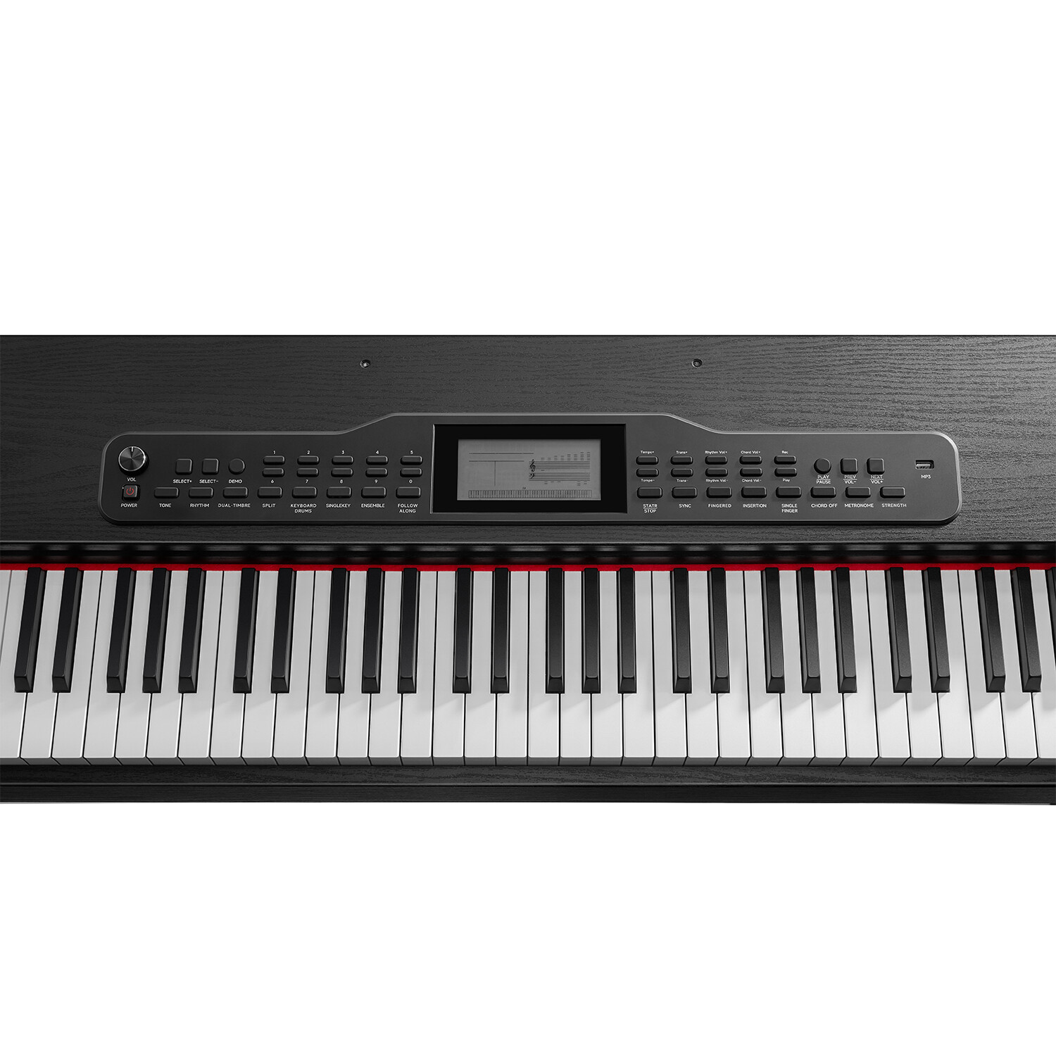 Donner DDP-95 Digital Piano Keyboard With Stand Pedal Unit Weighted Key | Black