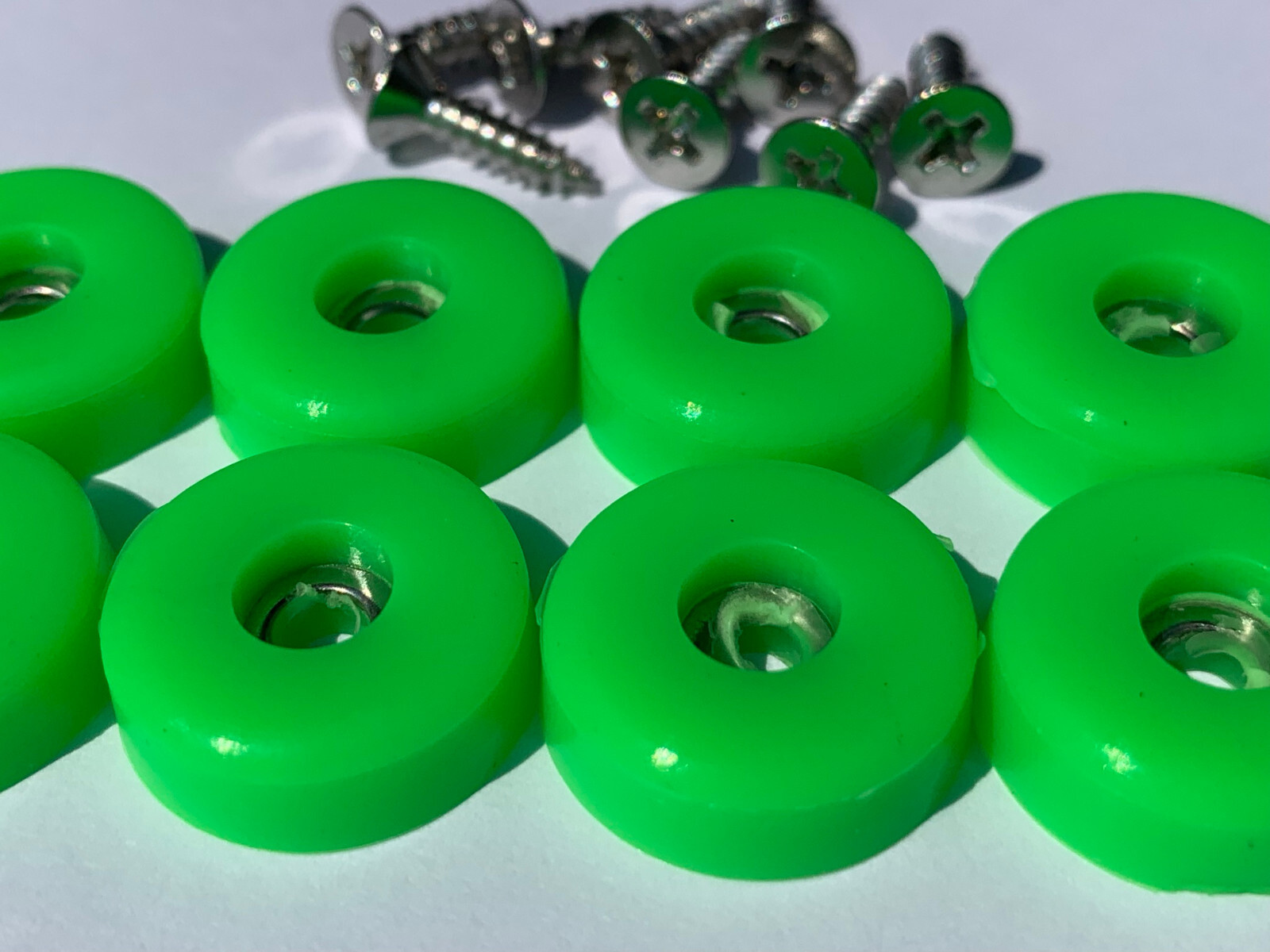 3/4" DIA Cutting Board Rubber Bumpers LOW PROFILE Silicone Black Clear Stainless