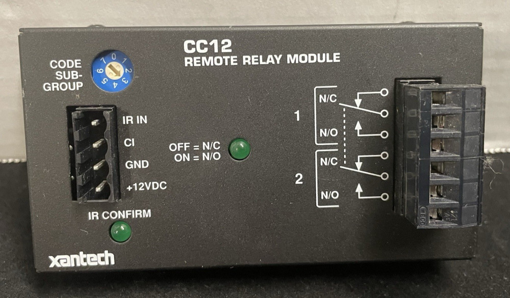 Xantech CC12 Remote Relay Module (No Power Supply)