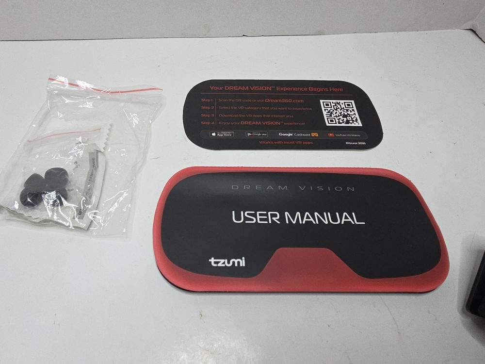 New NO BOX Tzumi Dream Vision Virtual Reality IOS Android Smartphone Headset