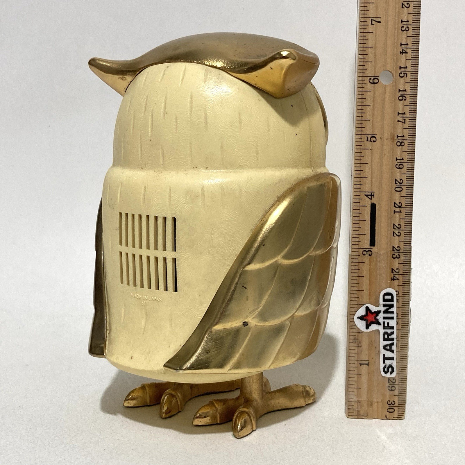 Vintage Midnight Owl Bubo AM Transistor Radio Solid State Made in Japan 1960 ⭐️