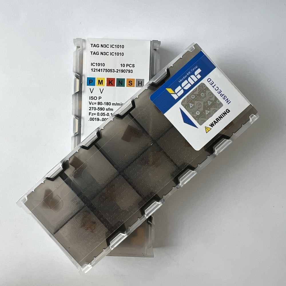 ISCAR / TAGN3C IC1010 / Industrial indexable Carbide Inserts 10 Pcs