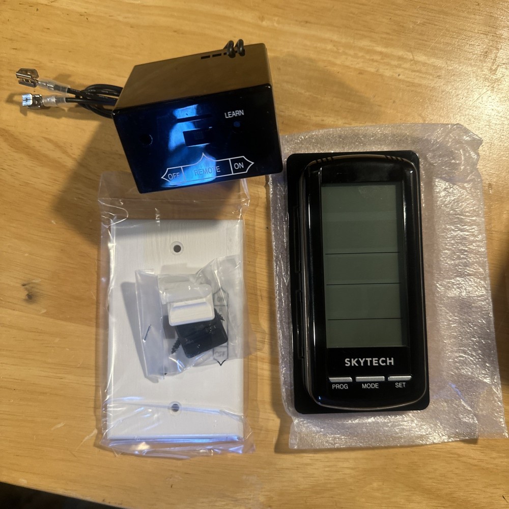 Skytech 5301P Programmable Fireplace Remote Control with Backlit Touch Screen