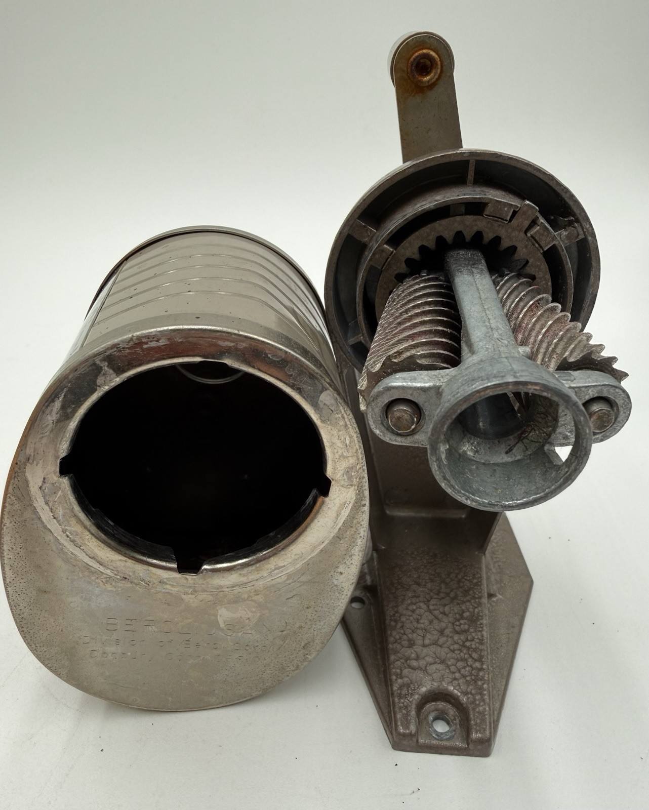 Vtg Berol Giant APSCO 6 Hole Pencil Sharpener Wall Mount Mid-Century USA