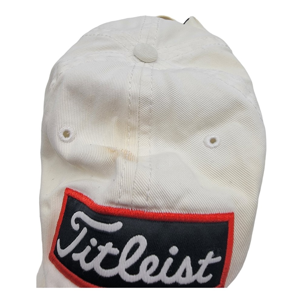 TITLEIST Hat Unisex White Adjustable Golf