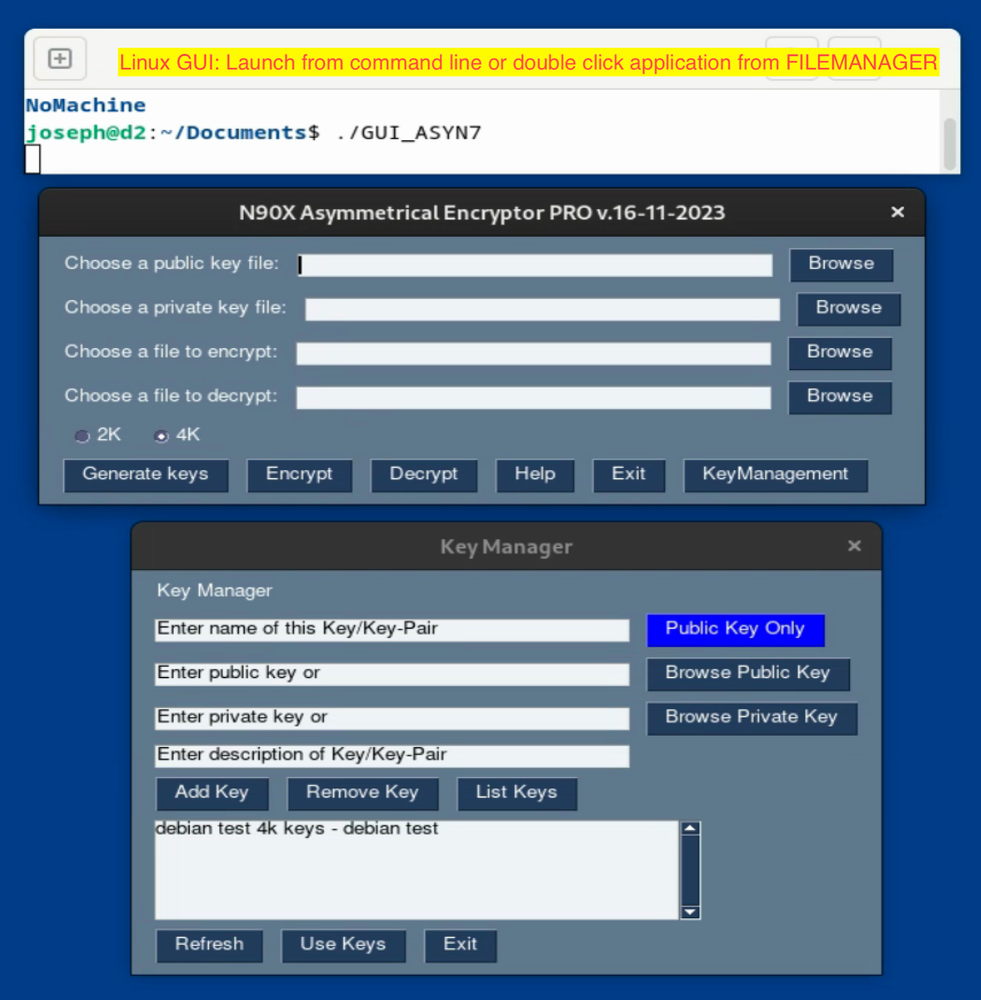 N90X Asymmetrical Encryptor Professional(4K PKI) SELECT your OS and CPU VERSION