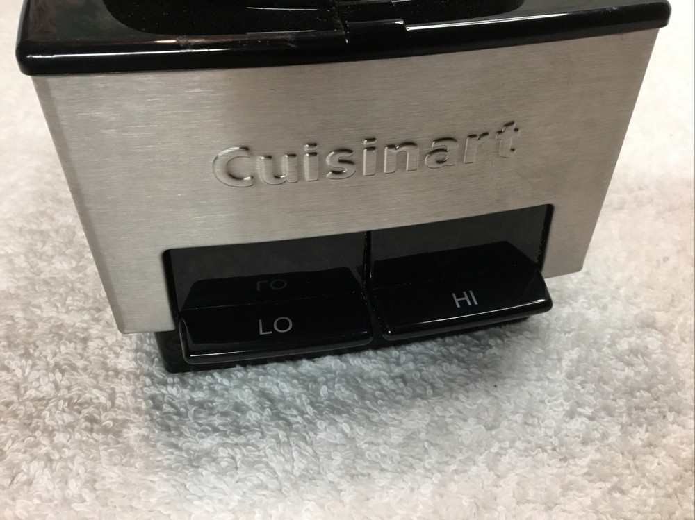 Cuisinart DLC-1SS Food Processor Stainless Mini Prep BASE ONLY - 2 Speed - WORKS