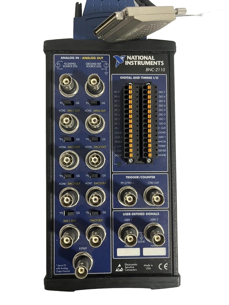 NATIONAL INSTRUMENTS BNC - 2110 + CABLE