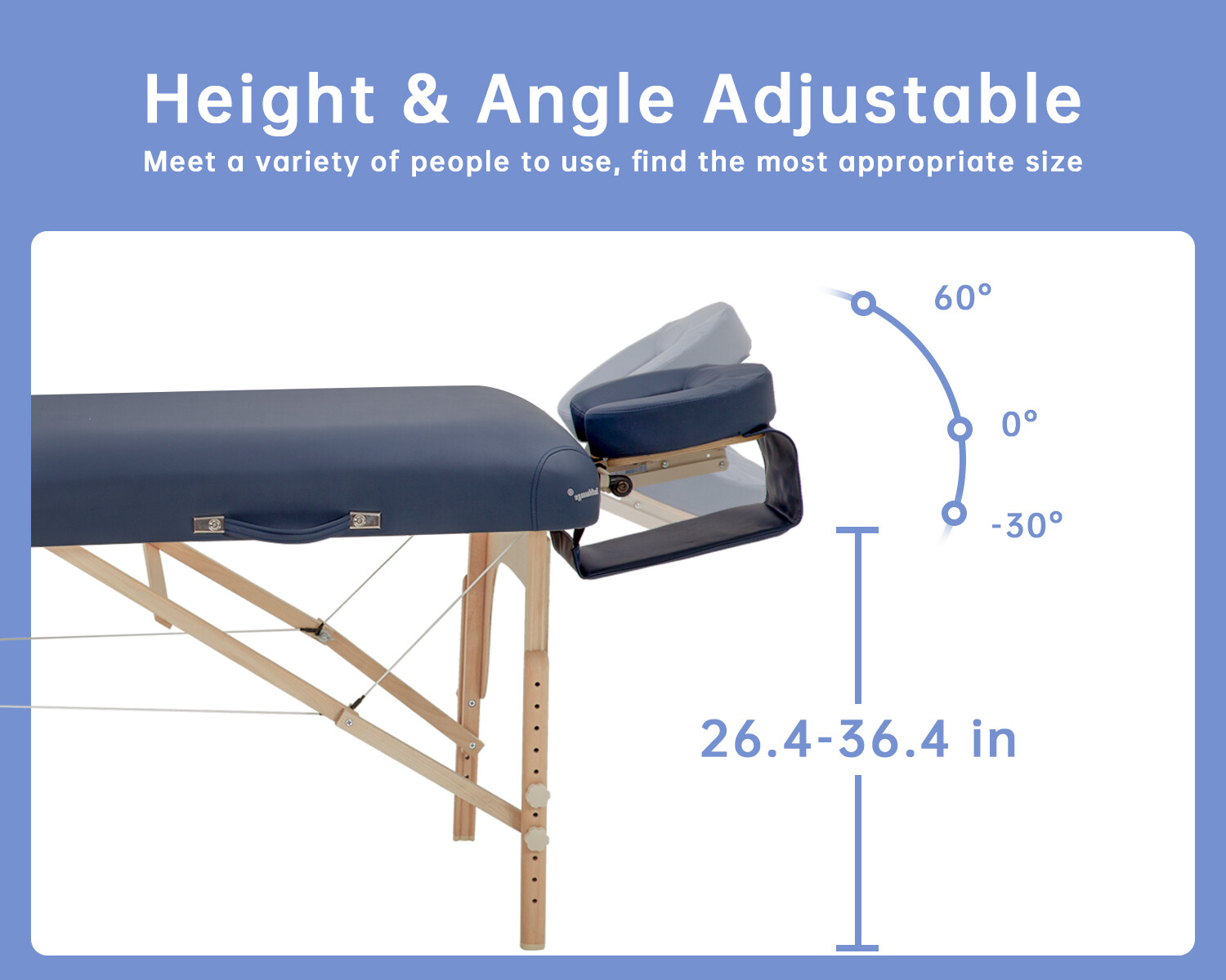 Massage Table, Portable Massage Tables, 84 Inches Long 30 Inchs Wide Height