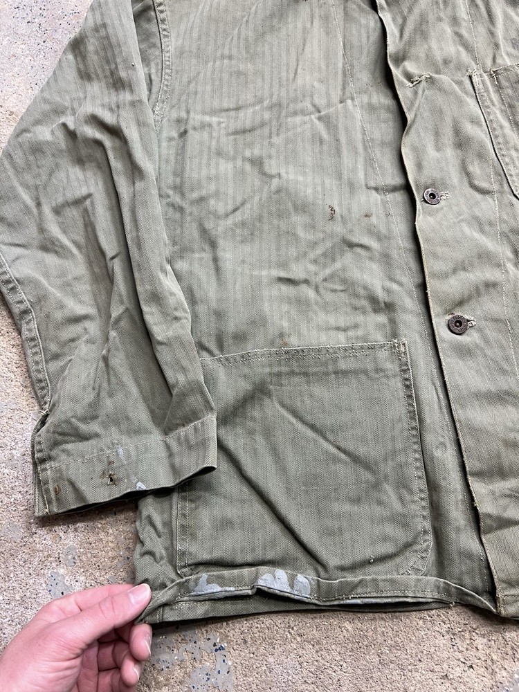 Authentic WW2 USMC HBT Chore Jacket