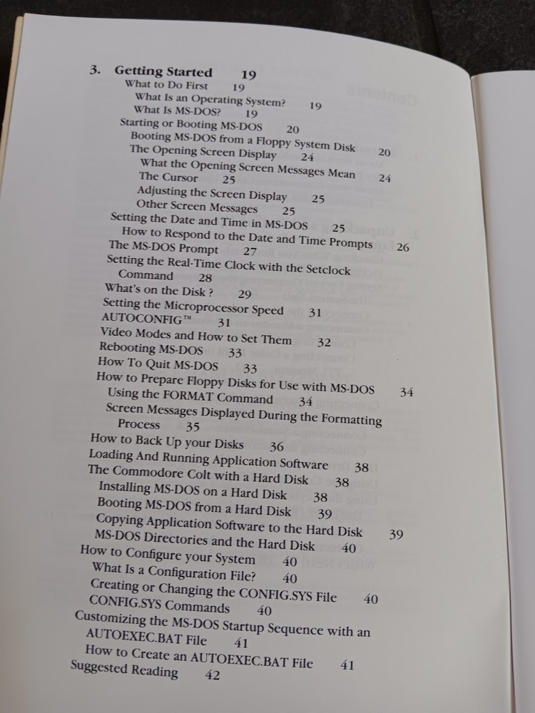 Commodore Colt Manual Personal Computer Operations Guide