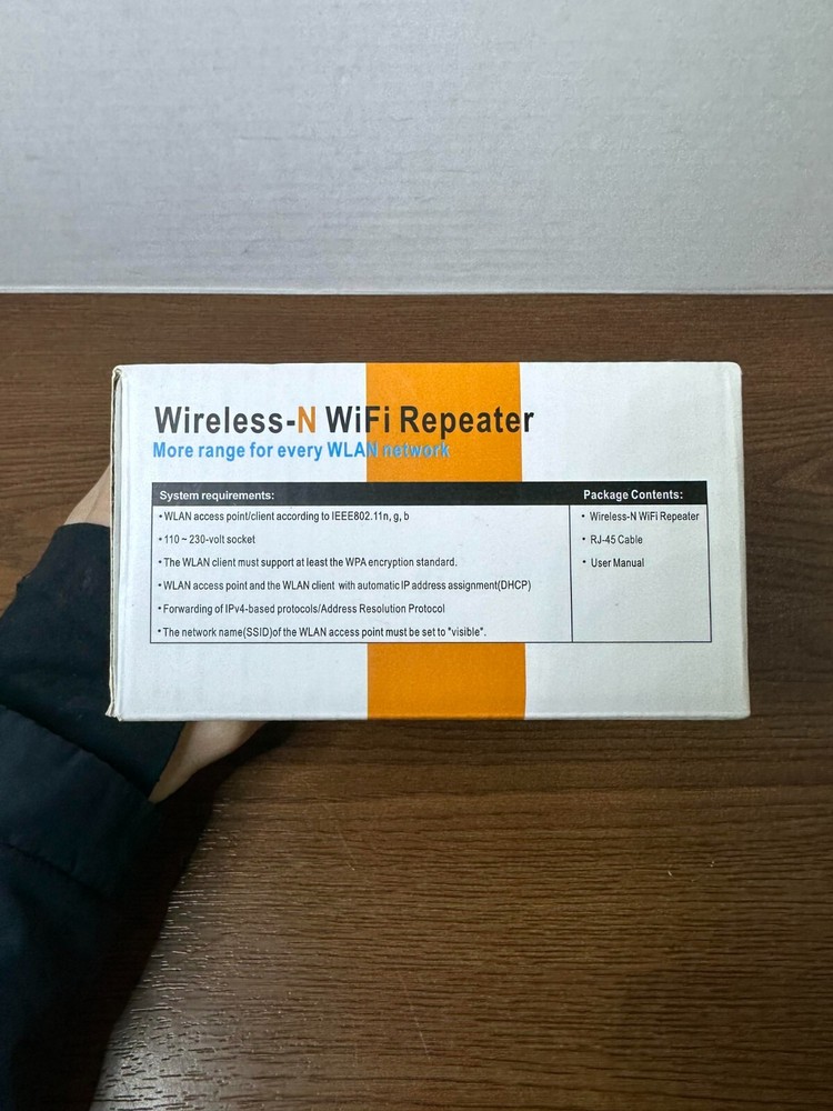 Amake WIFI Range Extender Signal Booster Easy Set Up 2.4G Network