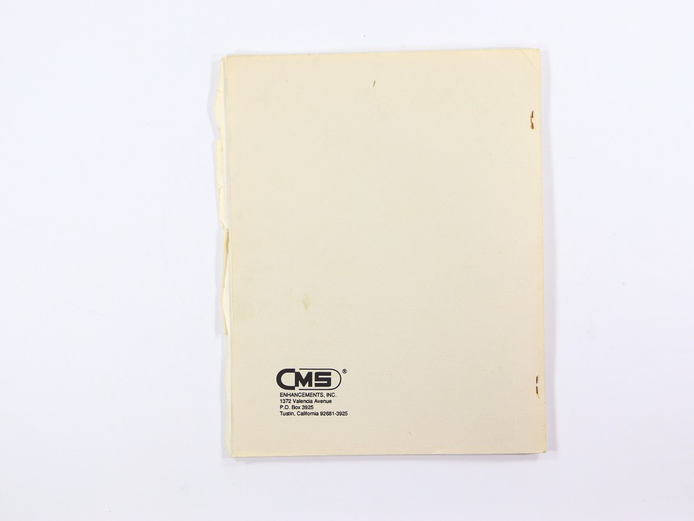 CMS External Apple SCSI Hard Drive Disk Manual - Macstack Series Owner's Guide