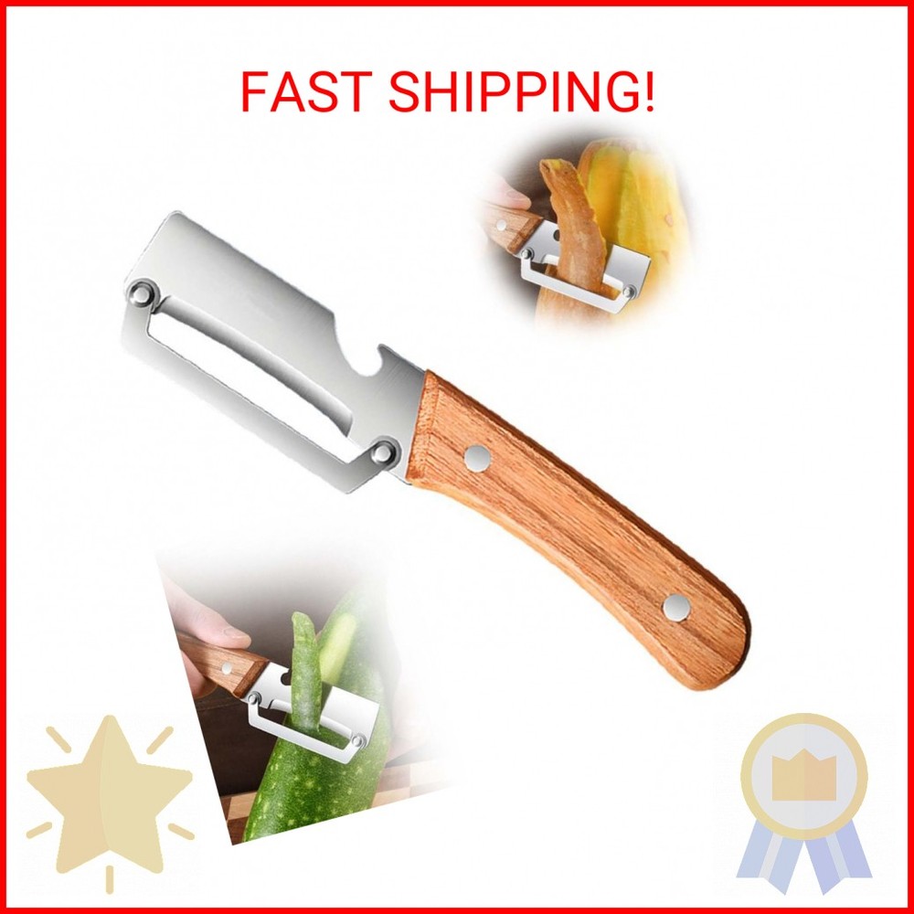 Multi-Functional Vegetable Peeler for Kitchen, Ultra-Sharp Stainless Steel Blade