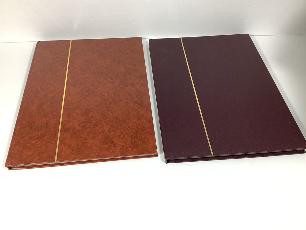 Stamp Album Binder Empty KONTROLL Vintage Lot Of Two NEW 8 Double Sided Per Book