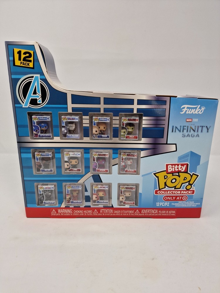 Funko Bitty Pop Avengers Infinity Saga 12-Pack Target Exclusive Marvel NIB