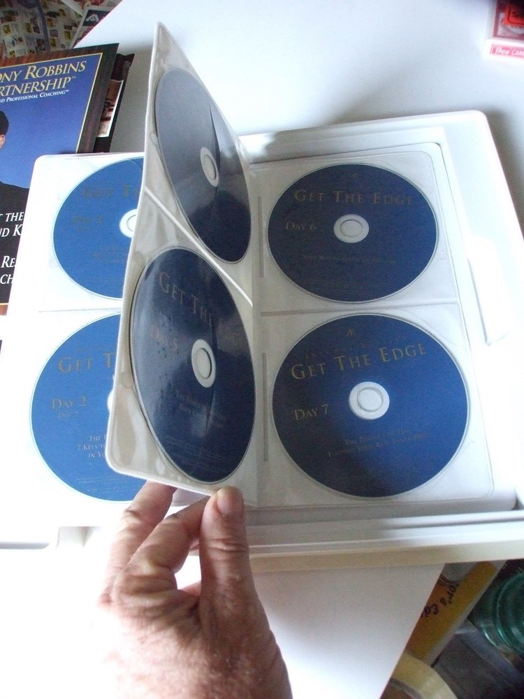 ANTHONY ROBBINS "GET THE EDGE" VHS & CD'S SET !!!!!