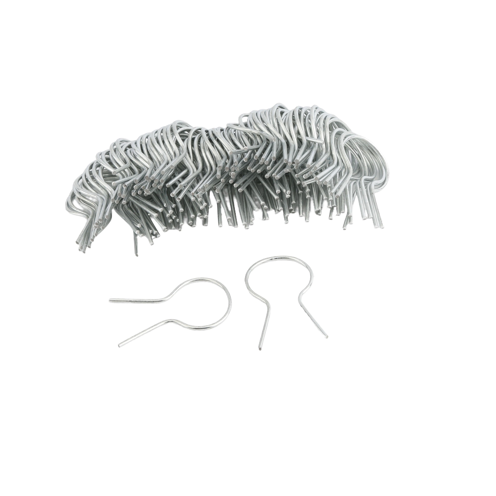 EZ Twist 1 3/8" Preformed 11 Gauge Galvanized Steel Fence Ties - (100 Pack)