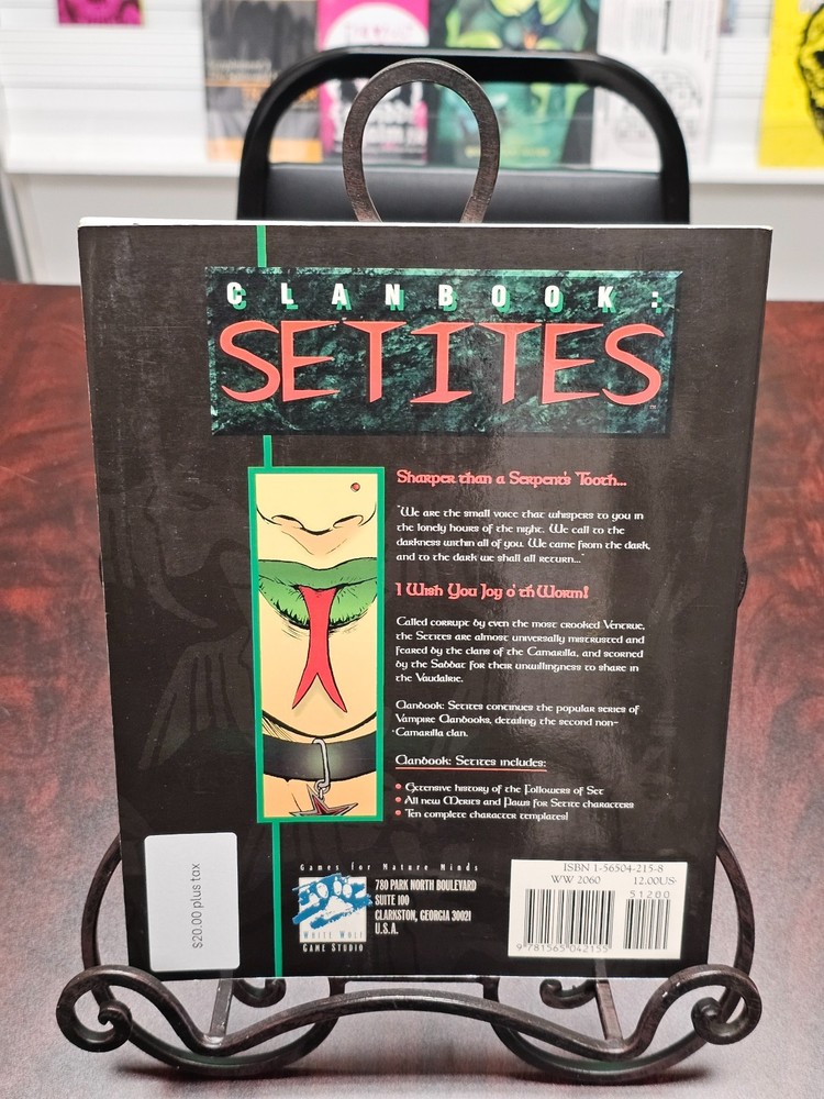 Vampire: The Masquerade RPG Clanbook: Setites Sourcebook WW2060