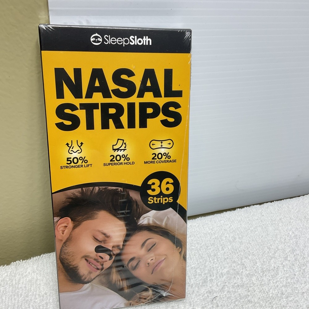 Sleepsloth Nasal Strips Black 36 Count