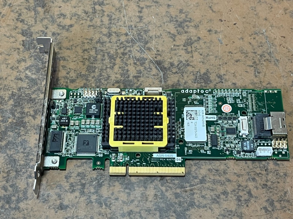 ADAPTEC ASR-5405 PCI EXPRESS X8 4-PORT SAS RAID CONTROLLER W/ 256MB CACHE