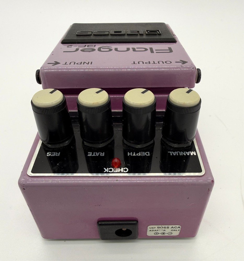 Boss BF-2 Flanger Made in TAIWAN from JAPAN Working ACA 0880