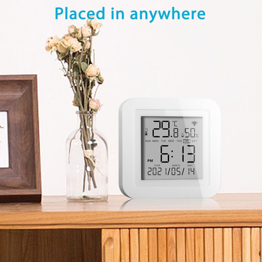 Smart WiFi Thermometer with Offline Functionality Alerts via App Notifications
